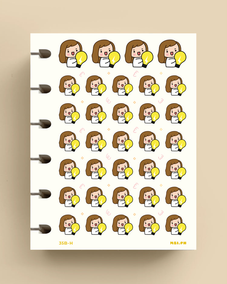 Light Bulb Planner Stickers