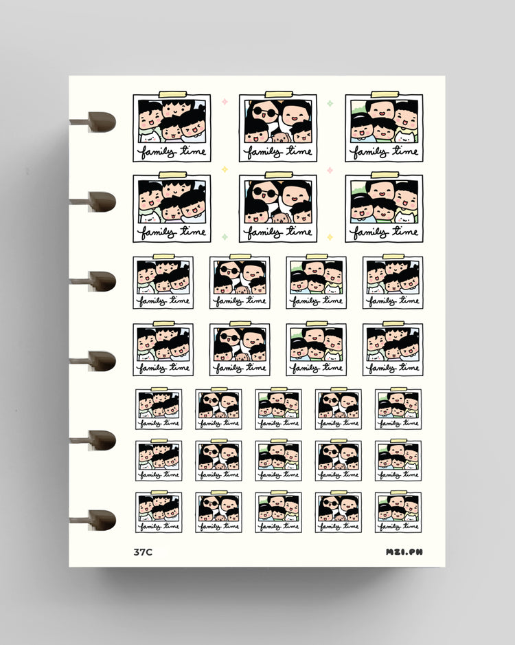 Family Time Planner Stickers
