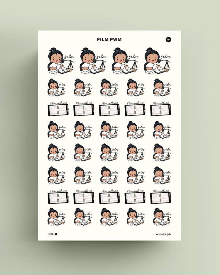 Film PWM - Planner Stickers