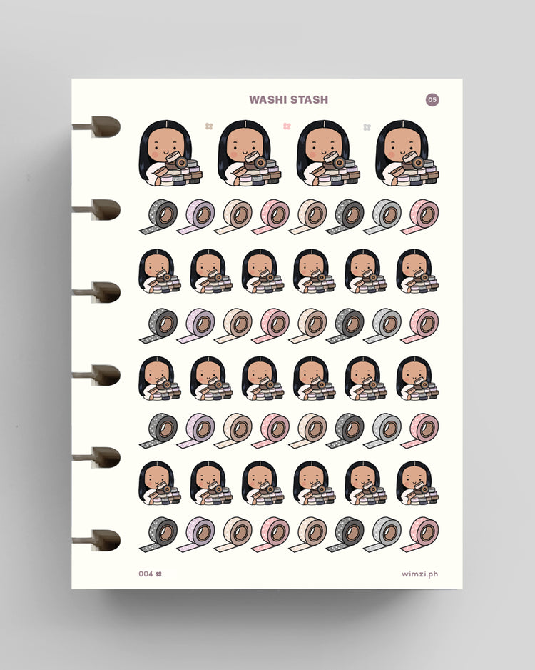 Washi Stash Planner Stickers