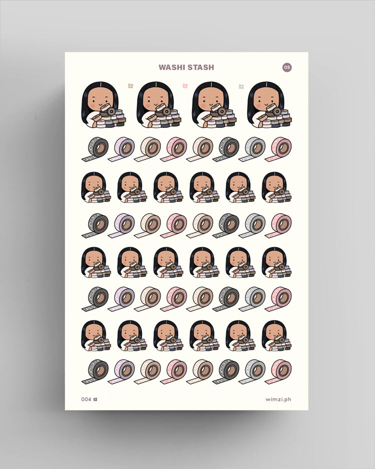 Washi Stash Planner Stickers