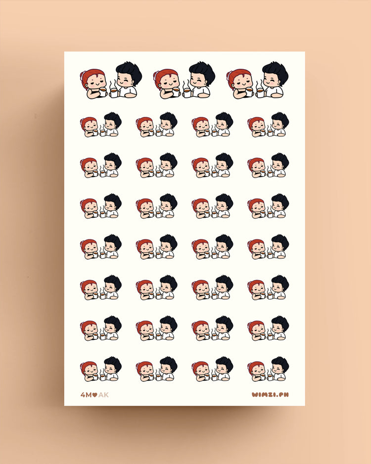 Coffee Date Planner Stickers
