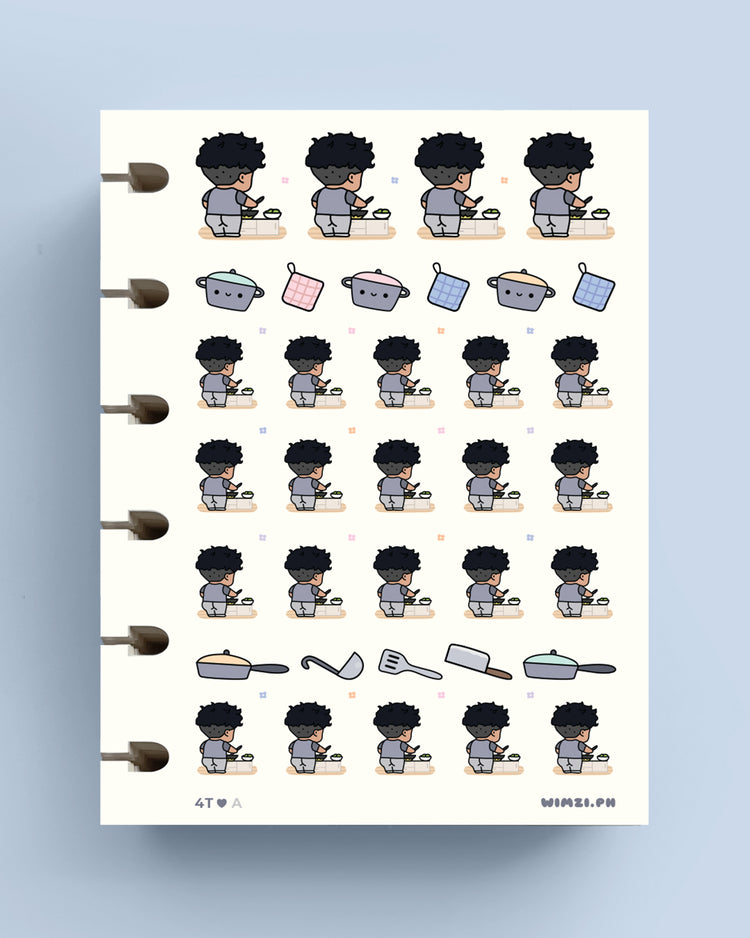 Husband Cooking Planner Stickers