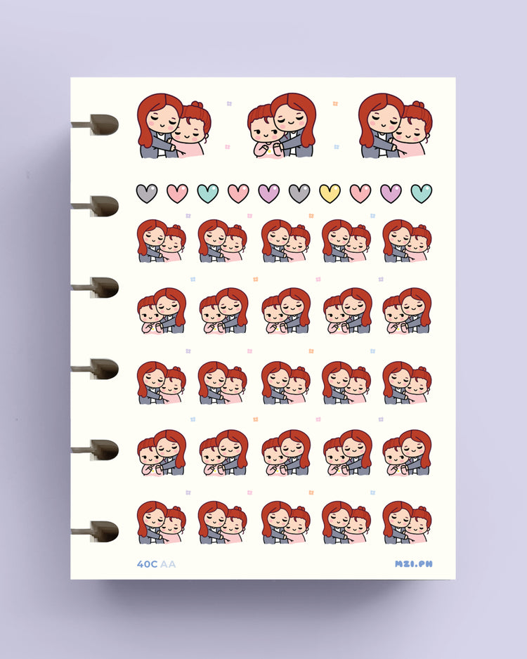 BFF Hug Planner Stickers