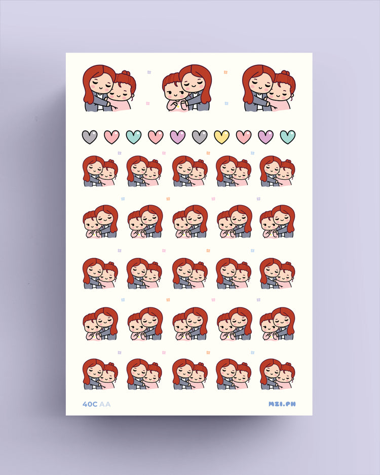 BFF Hug Planner Stickers