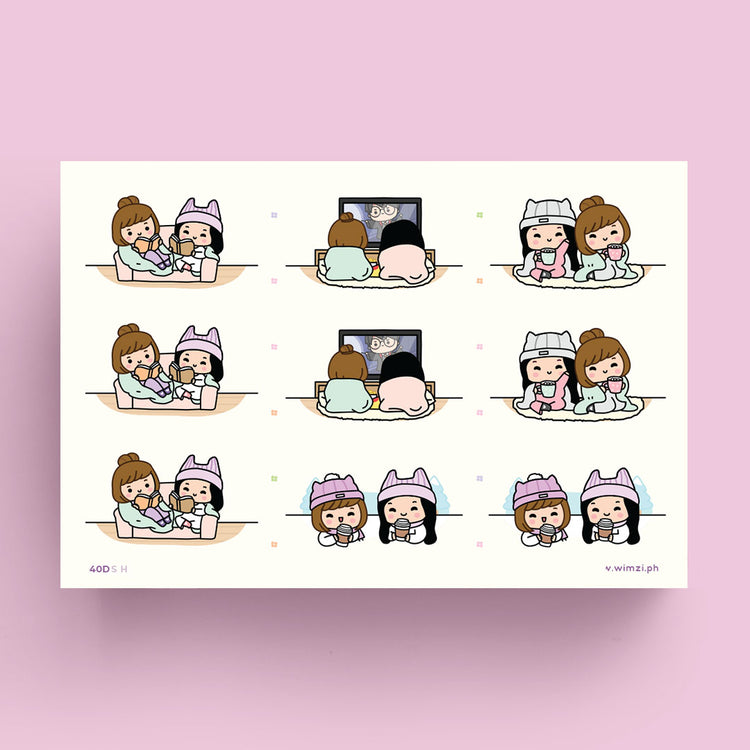 Get Cozy BFF Planner Stickers