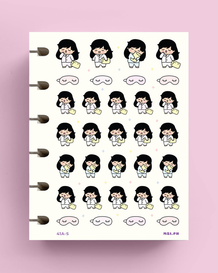 Sleepy Planner Stickers