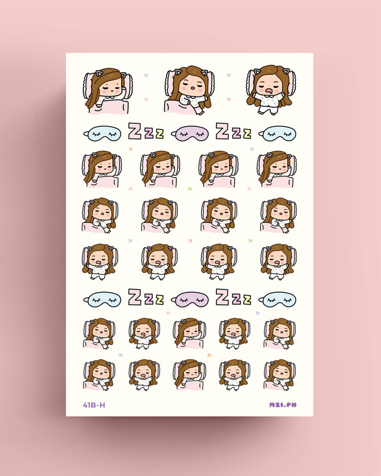 Nap Time, Sleep Planner Stickers