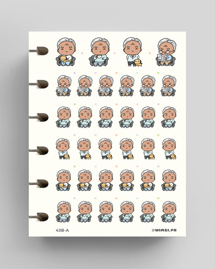 Grandpa Planner Stickers