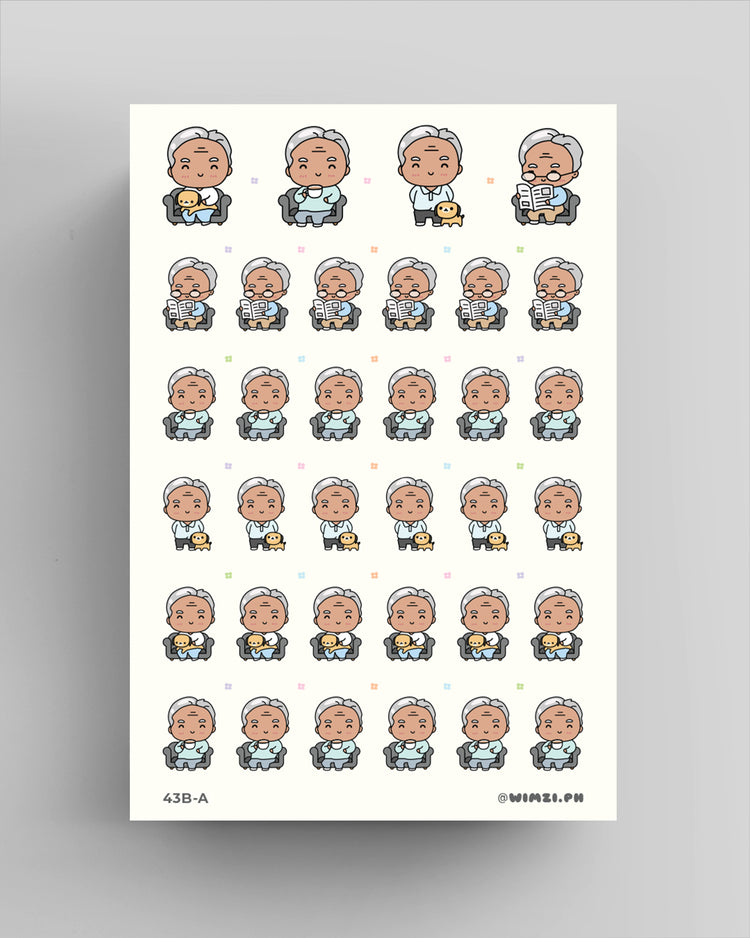 Grandpa Planner Stickers