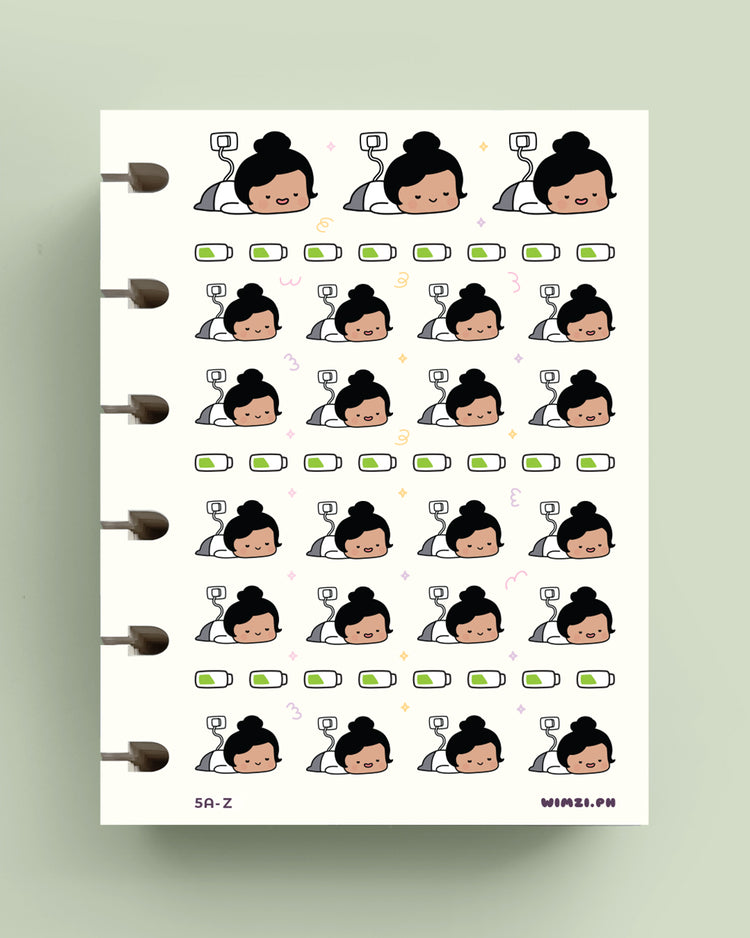 Recharge Yourself Planner Stickers