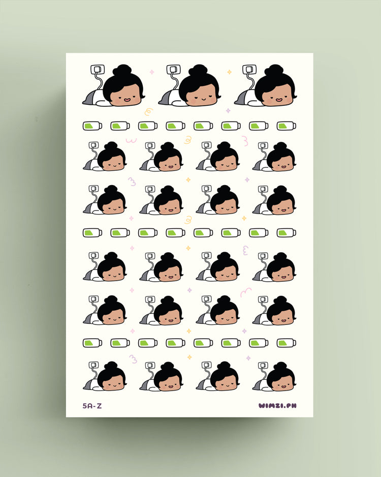 Recharge Yourself Planner Stickers