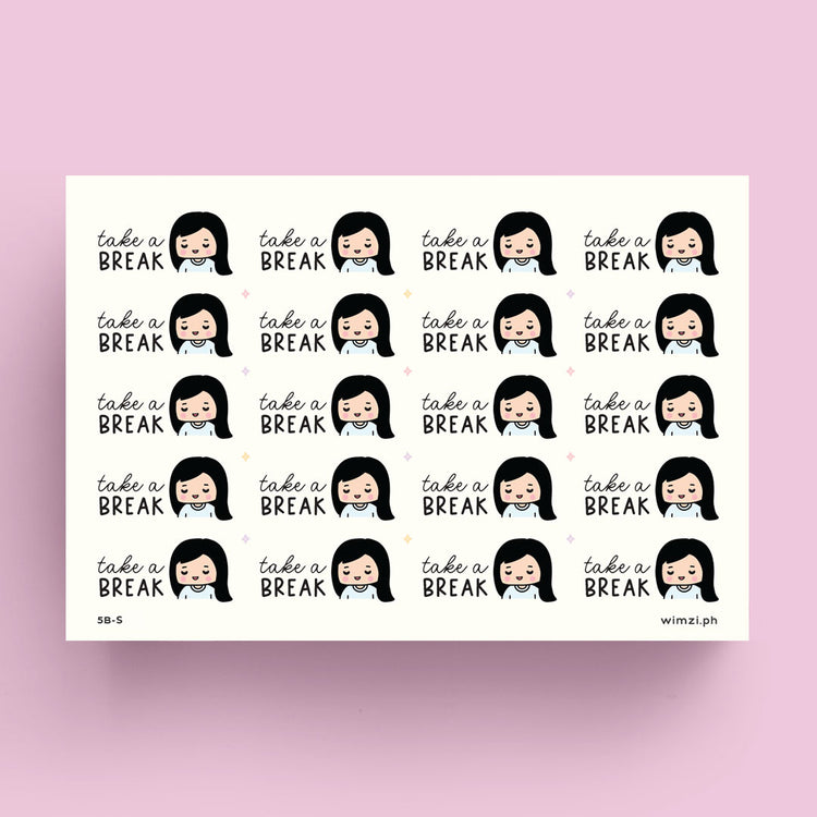 Take a Break Planner Stickers