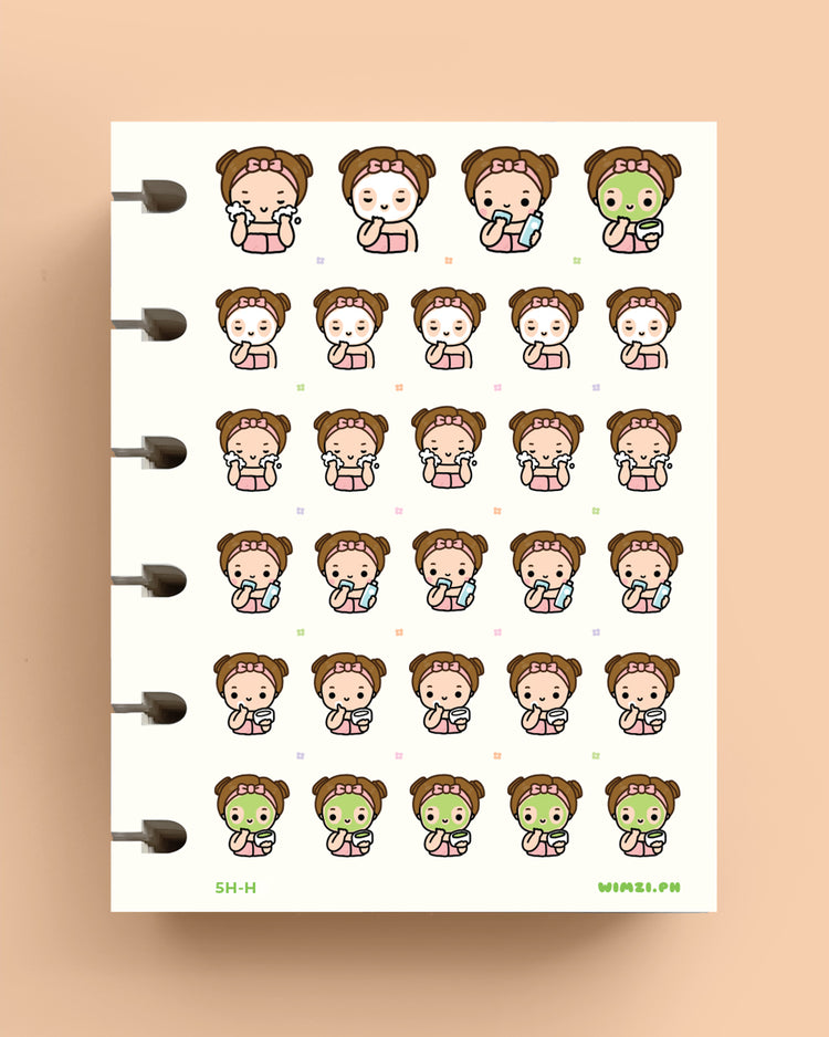 Skin Care Planner Stickers