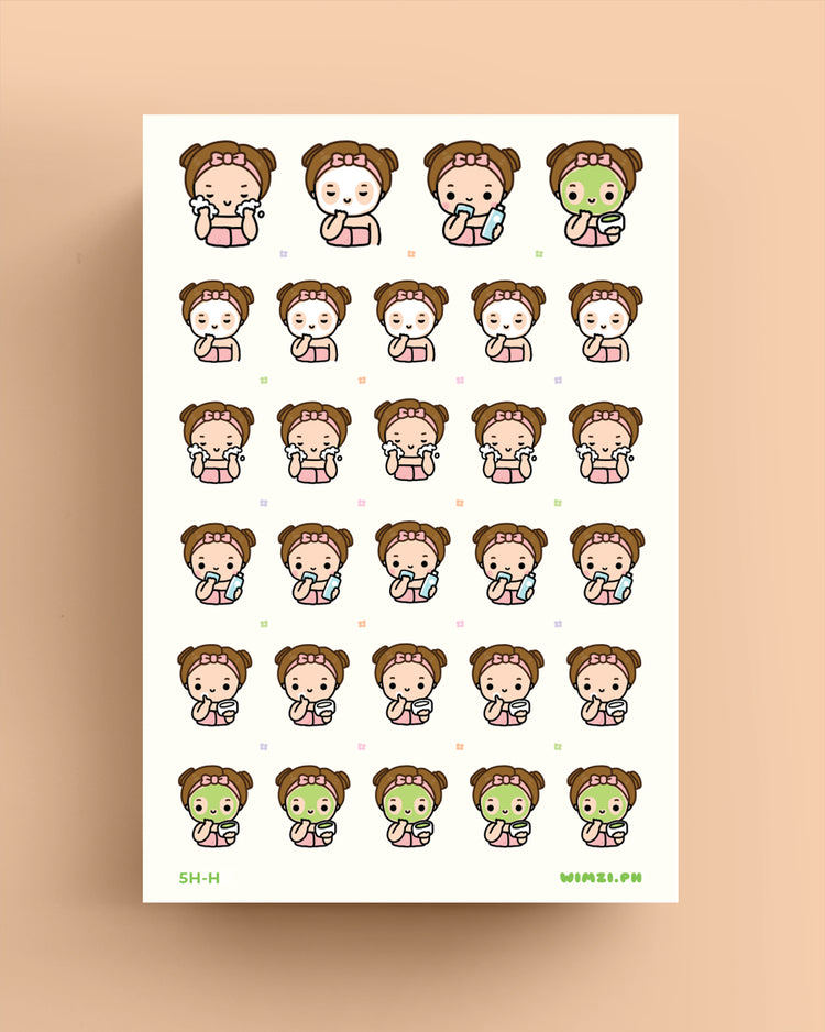 Skin Care Planner Stickers