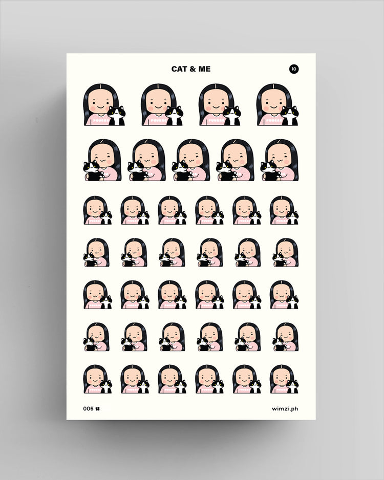 Cat and Me Planner Stickers