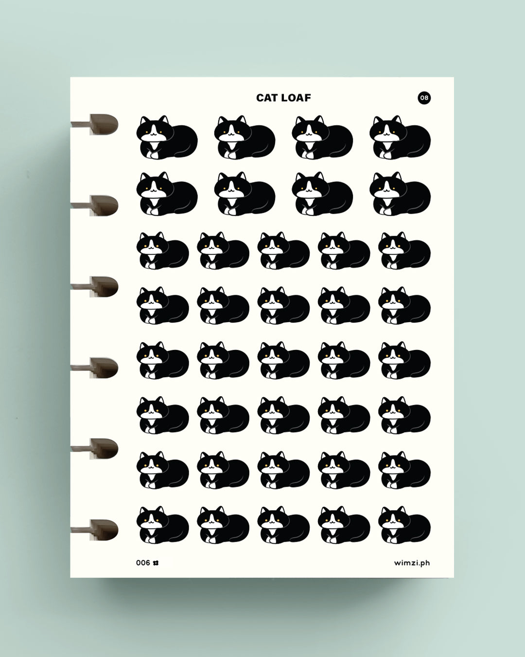 Cat Loaf Planner Stickers