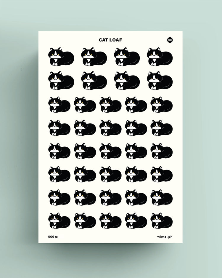 Cat Loaf Planner Stickers