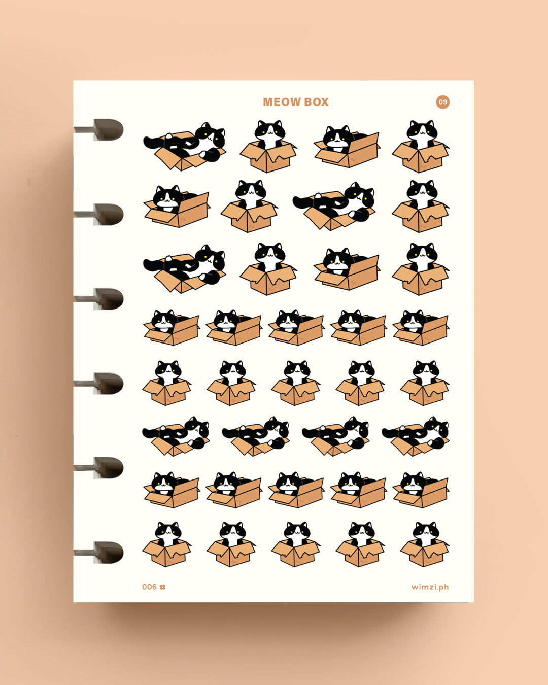 Moew Box Planner Stickers Planner Stickers