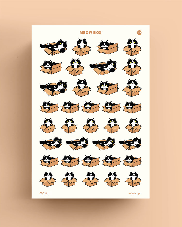 Moew Box Planner Stickers Planner Stickers