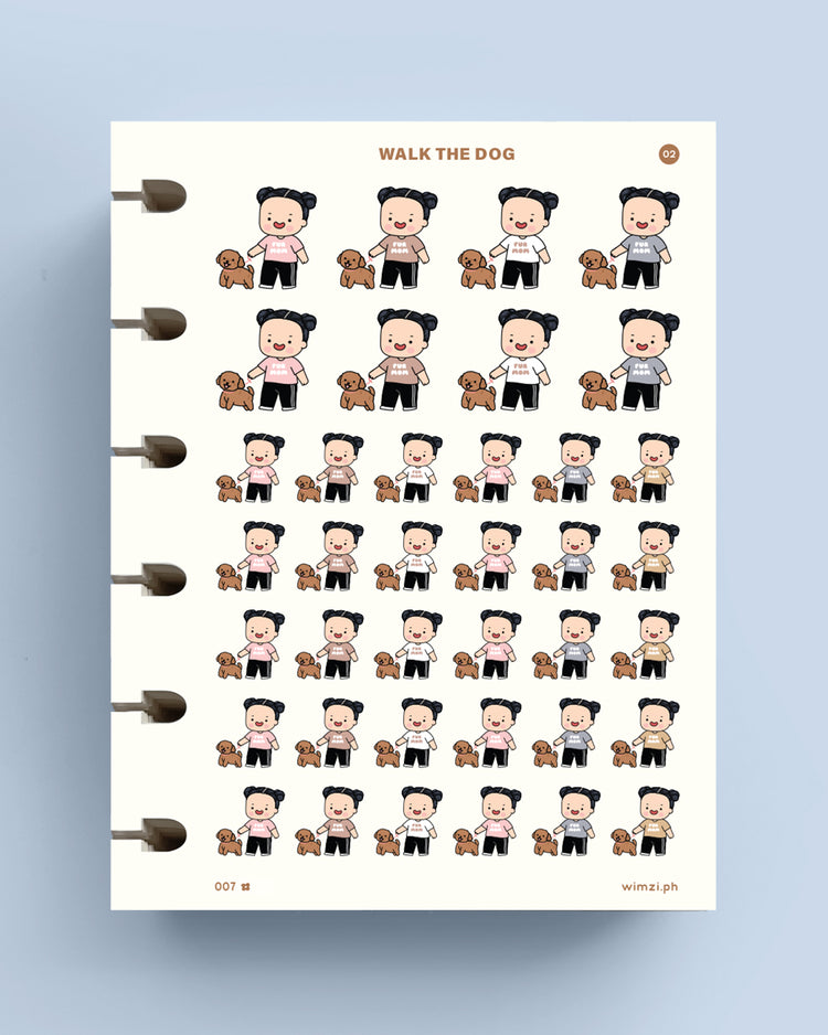 Walk the Dog Planner Stickers
