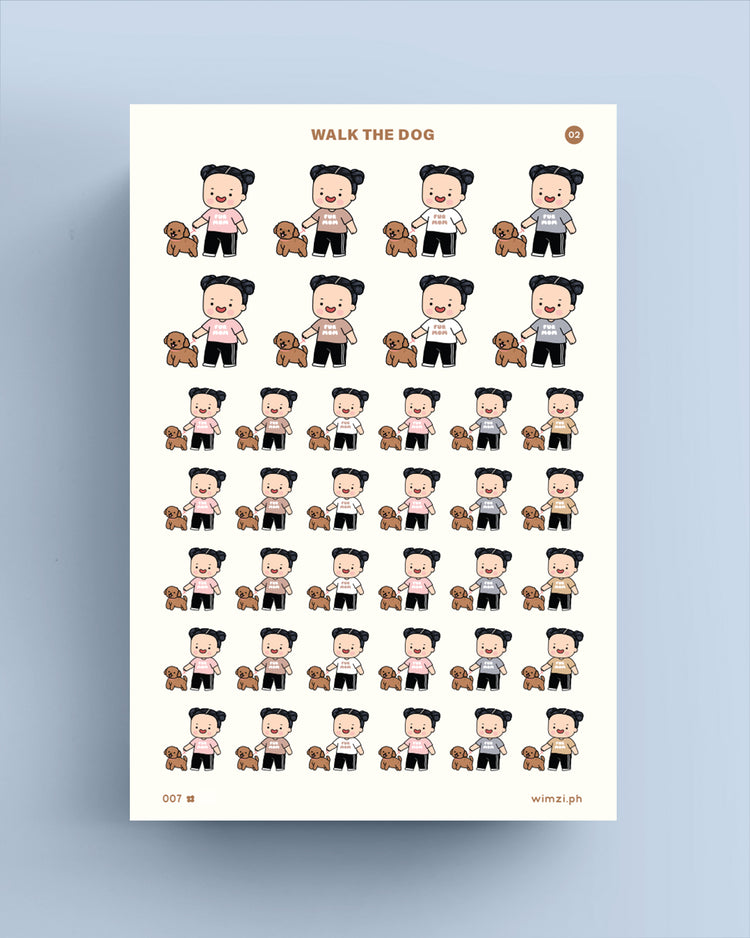 Walk the Dog Planner Stickers