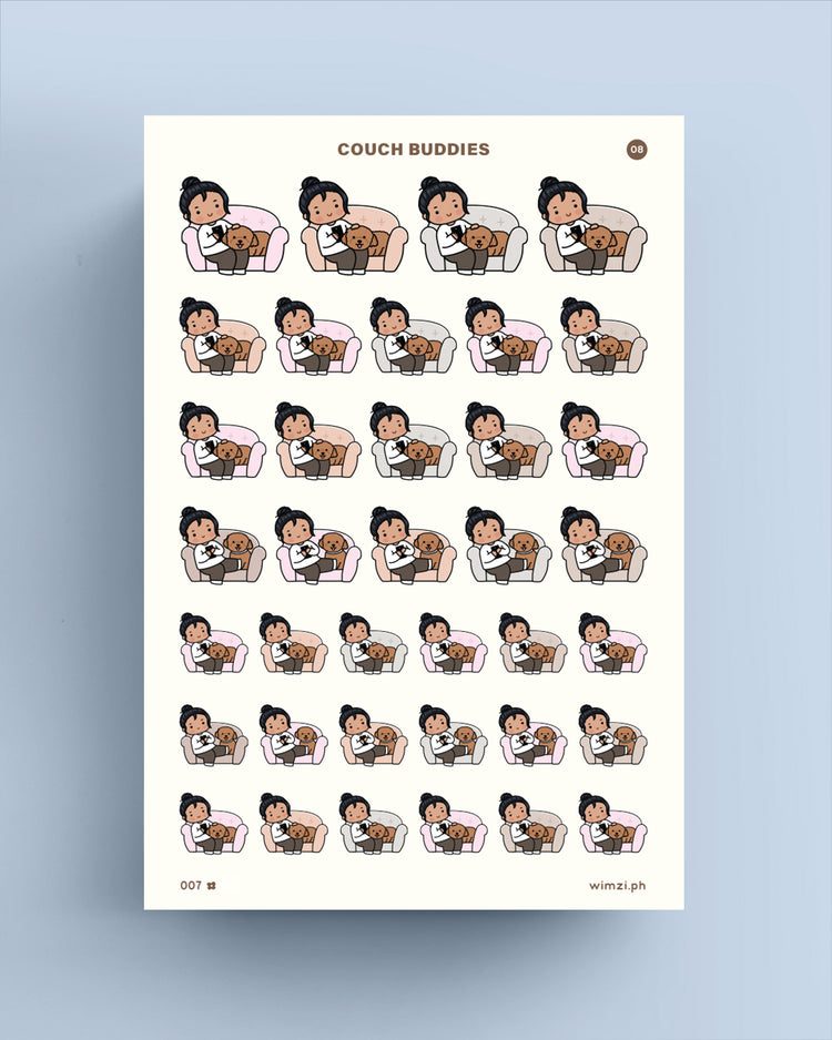 Couch Buddies Planner Stickers