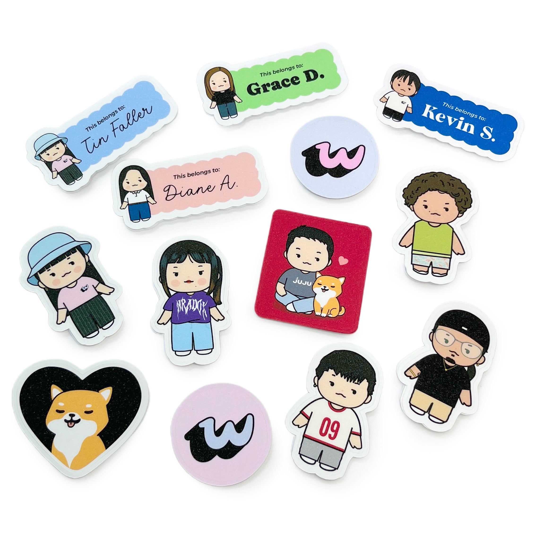 Customized Stickers – Illustrated Art