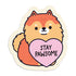 Stay Pawsitive Vinyl Sticker