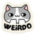 Weirdo- Vinyl Sticker