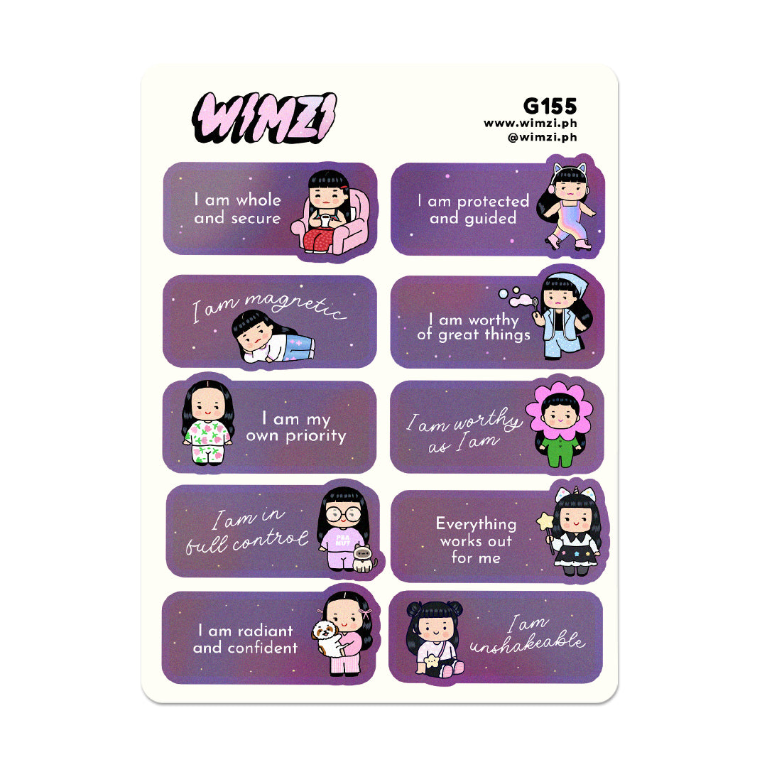 Self Affirmations Planner Stickers