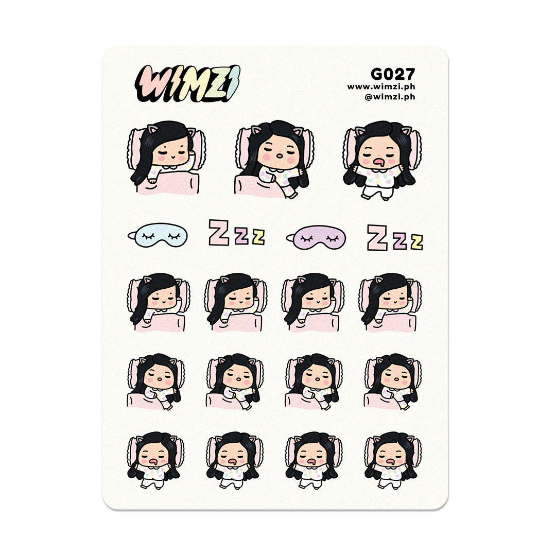 Nap Time, Sleep Planner Stickers