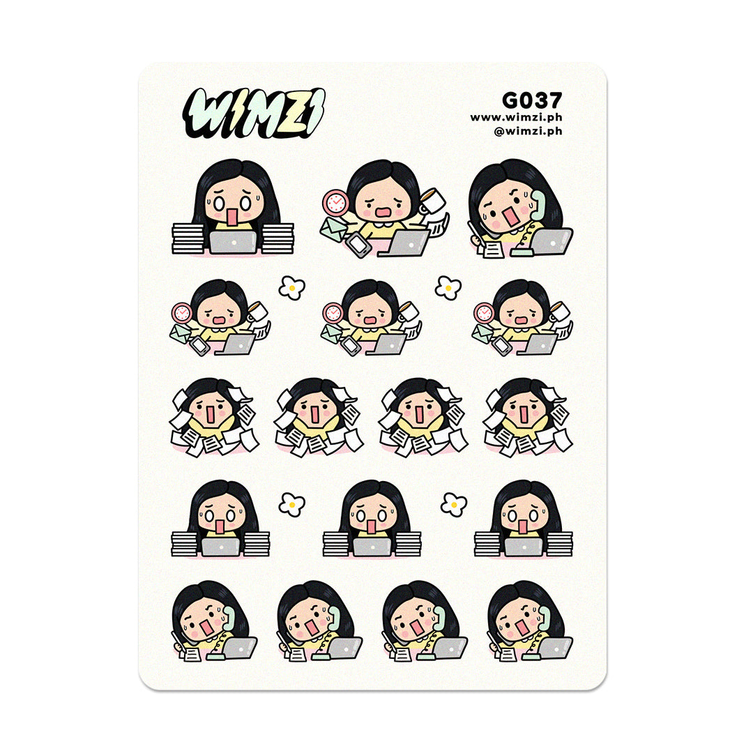 Busy Day Planner Stickers