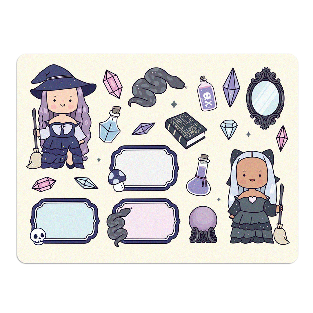 Magical Witches Planner Stickers