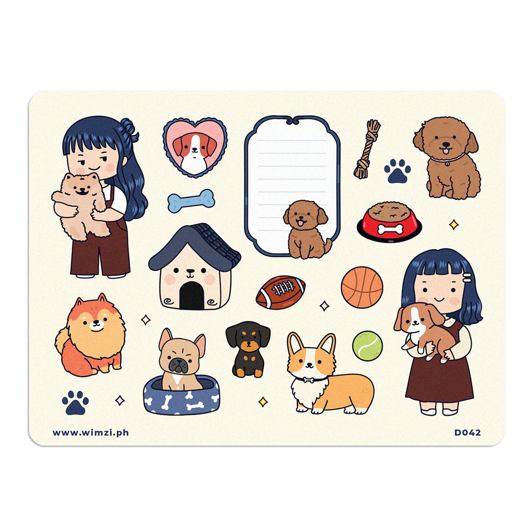 Furry Friends Decorative Sticker Sheet