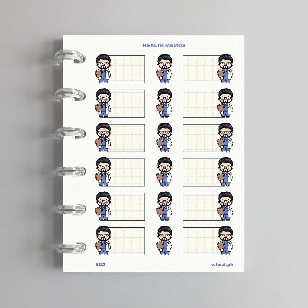 Health Memos Planner Stickers