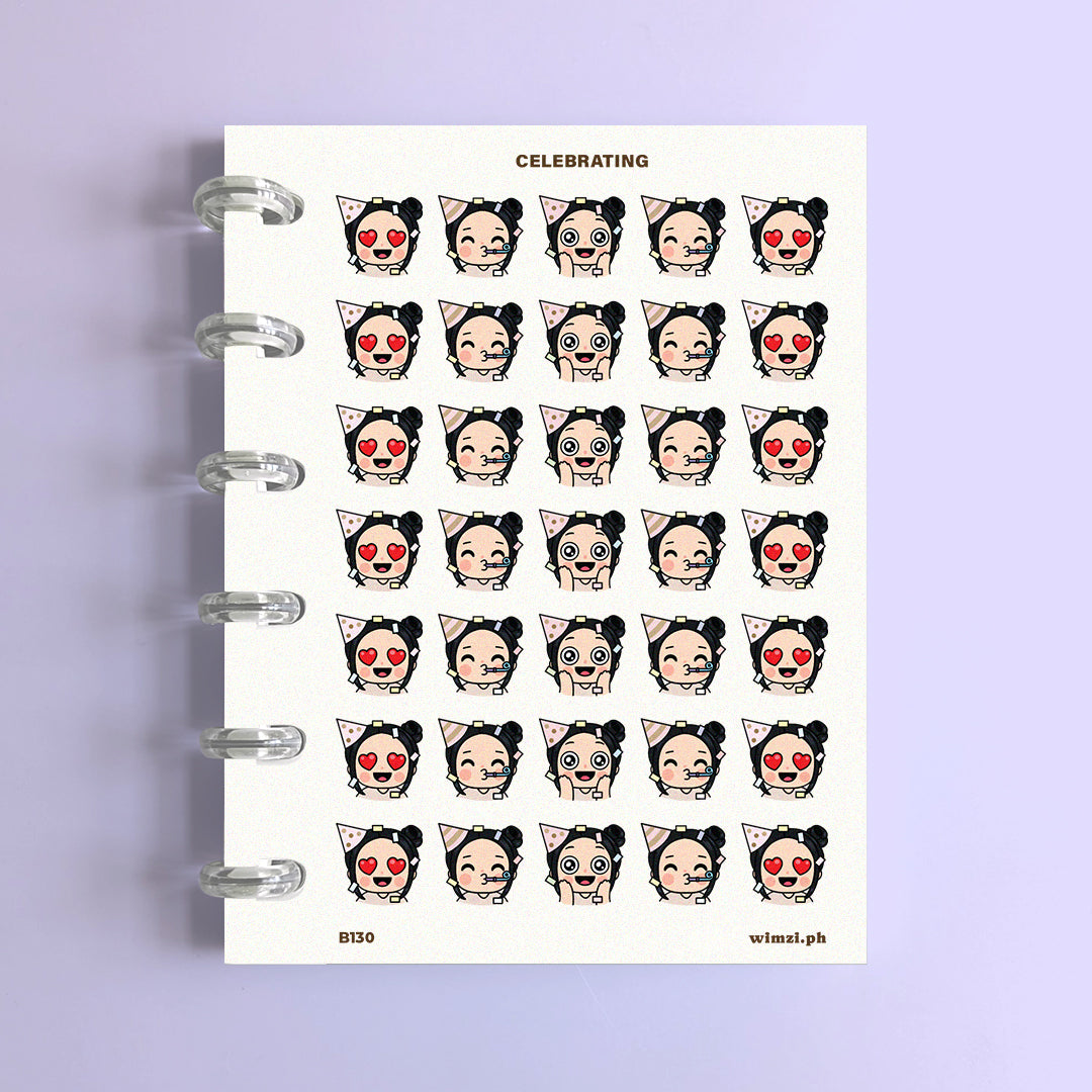 Celebrating - Wimoji Planner Stickers