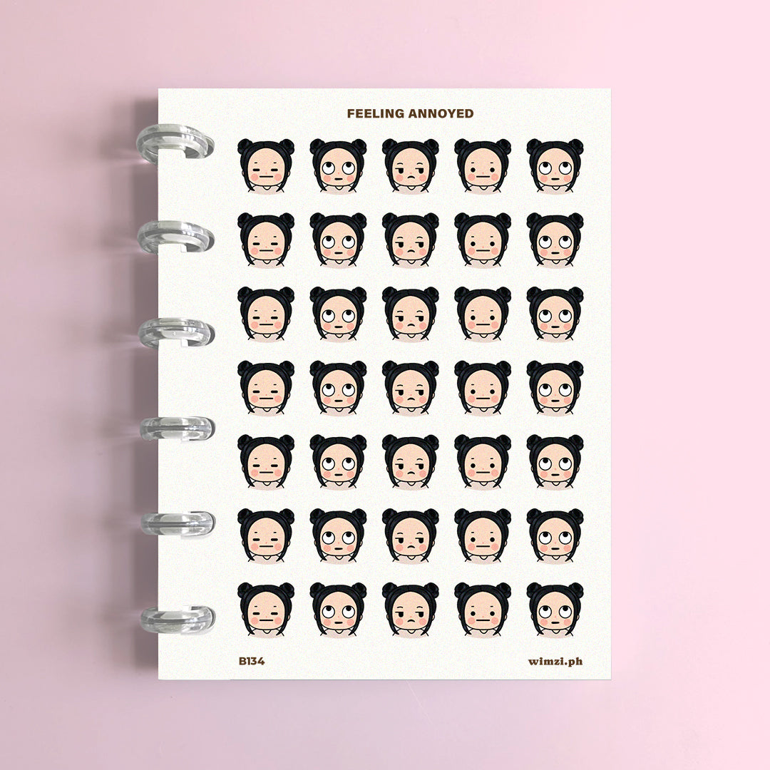 Feeling Annoyed Planner Stickers