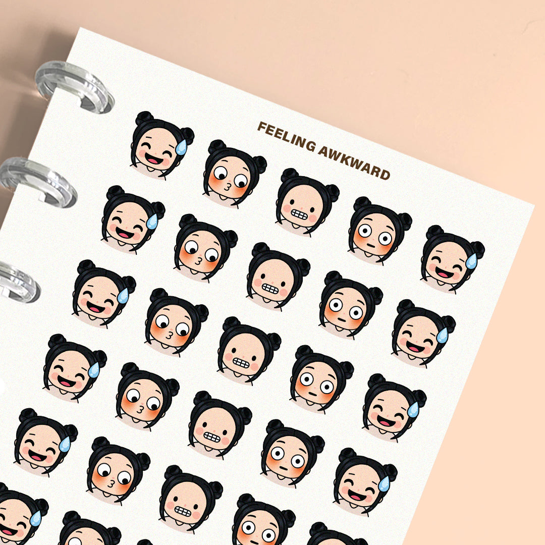 Feeling Awkward Planner Stickers