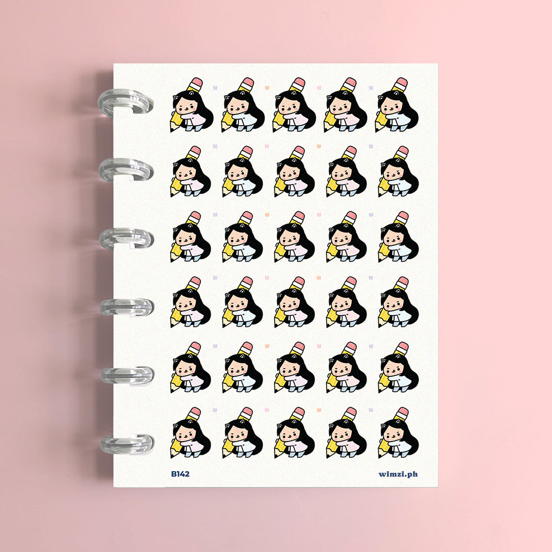 Pencil Drawing Planner Stickers