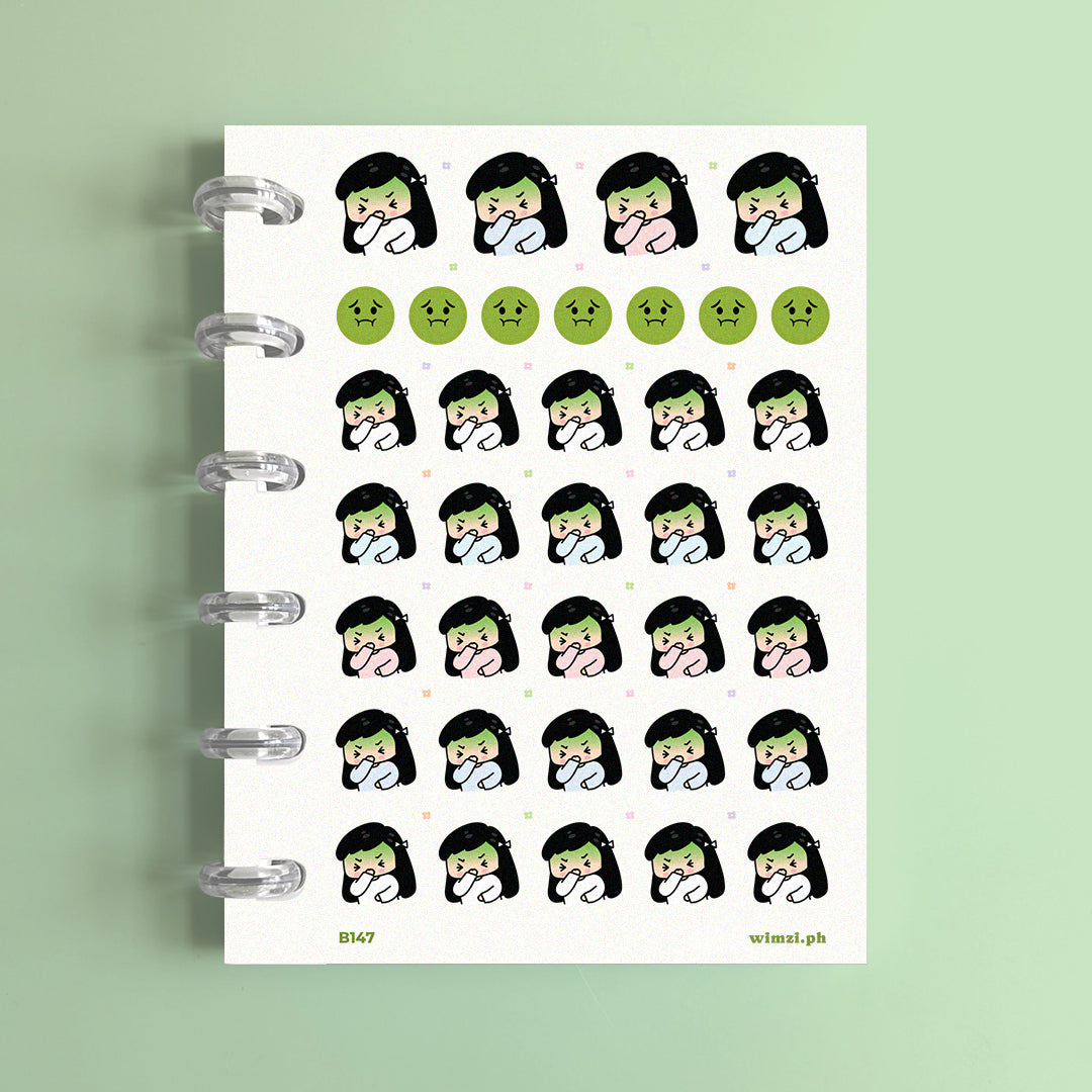 Nausea Planner Stickers