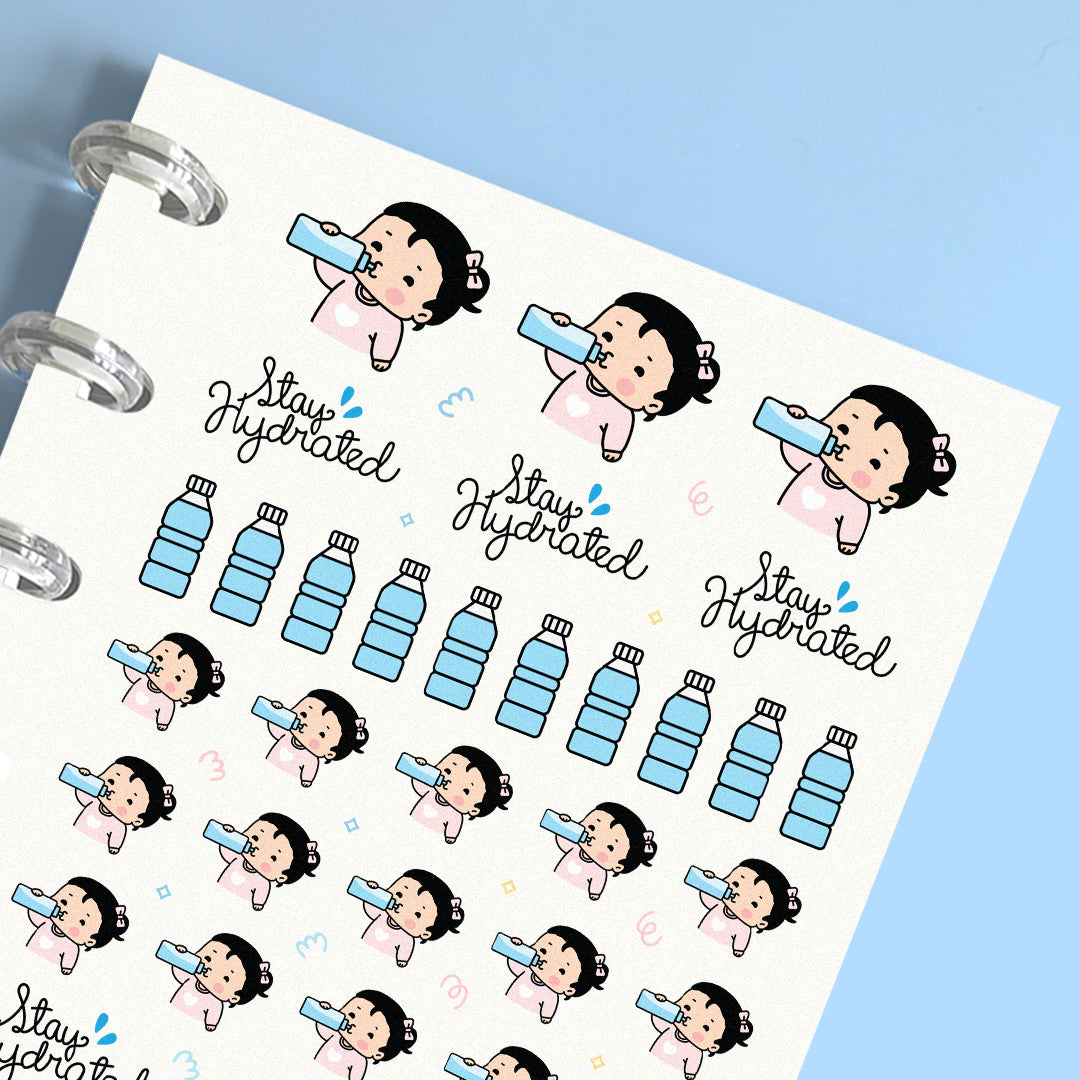 Stay Hydrated Planner Stickers