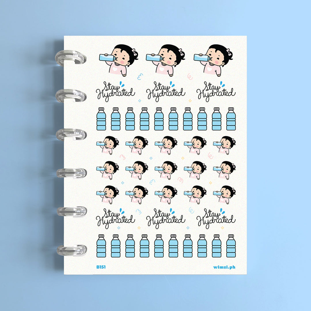 Stay Hydrated Planner Stickers
