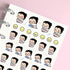 Breakdown Crying - Planner Stickers