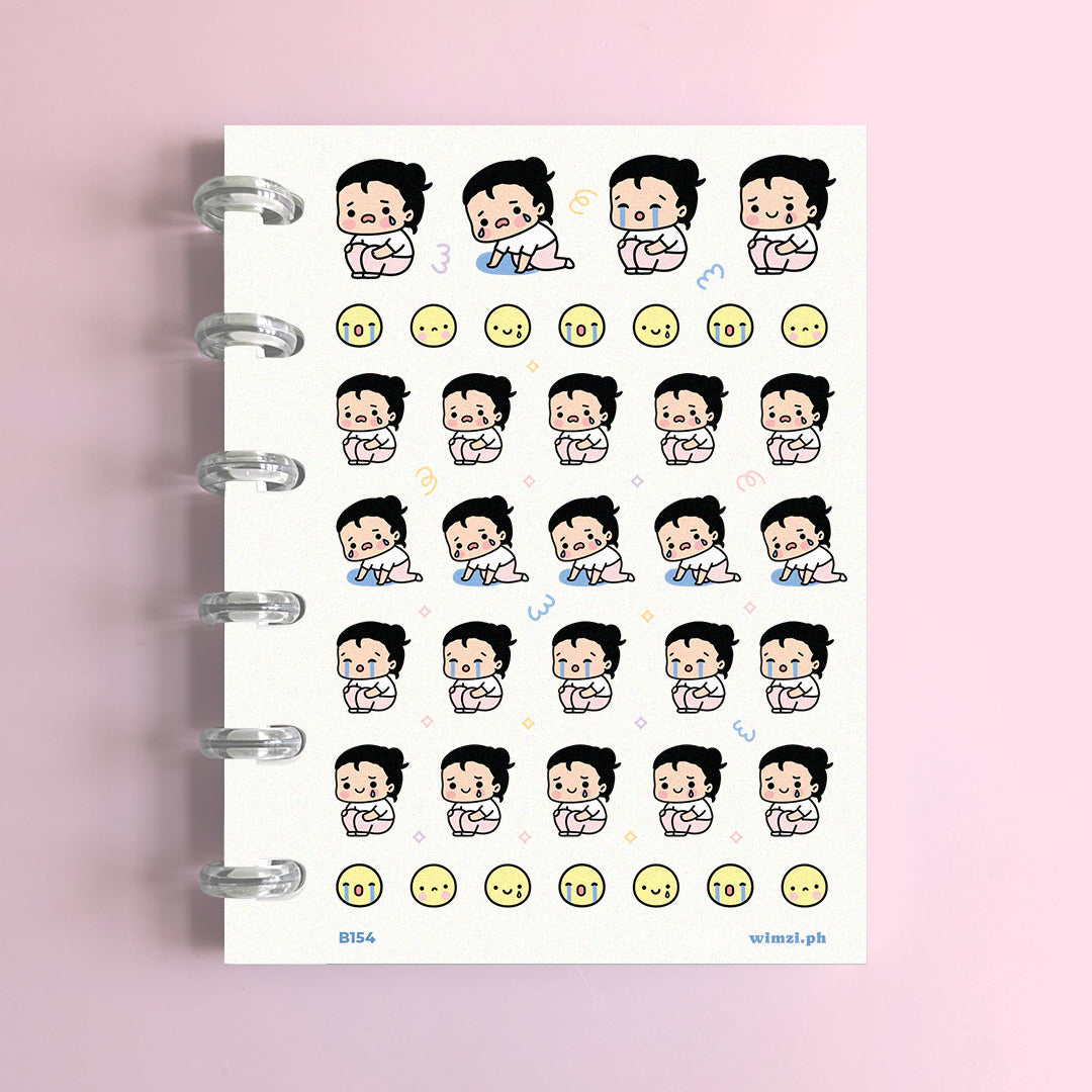Breakdown Crying - Planner Stickers