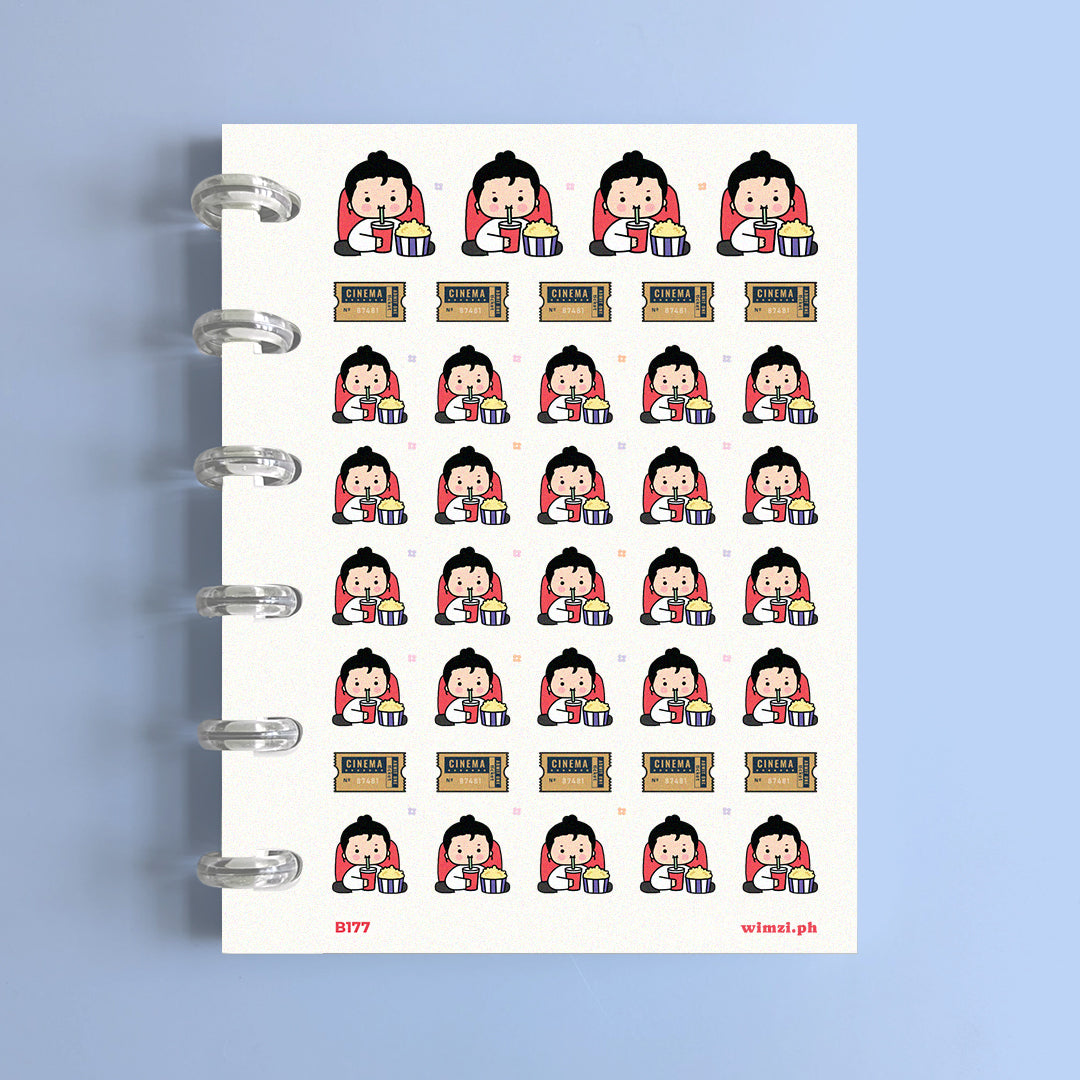 Movie Time Planner Stickers