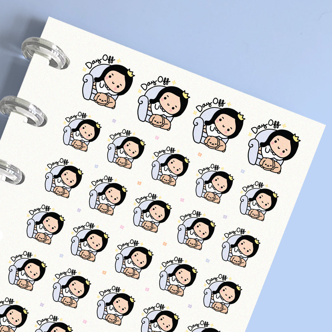Day Off Planner Stickers