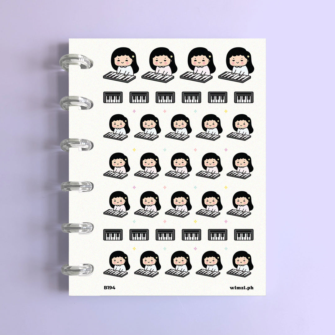 Piano Planner Stickers