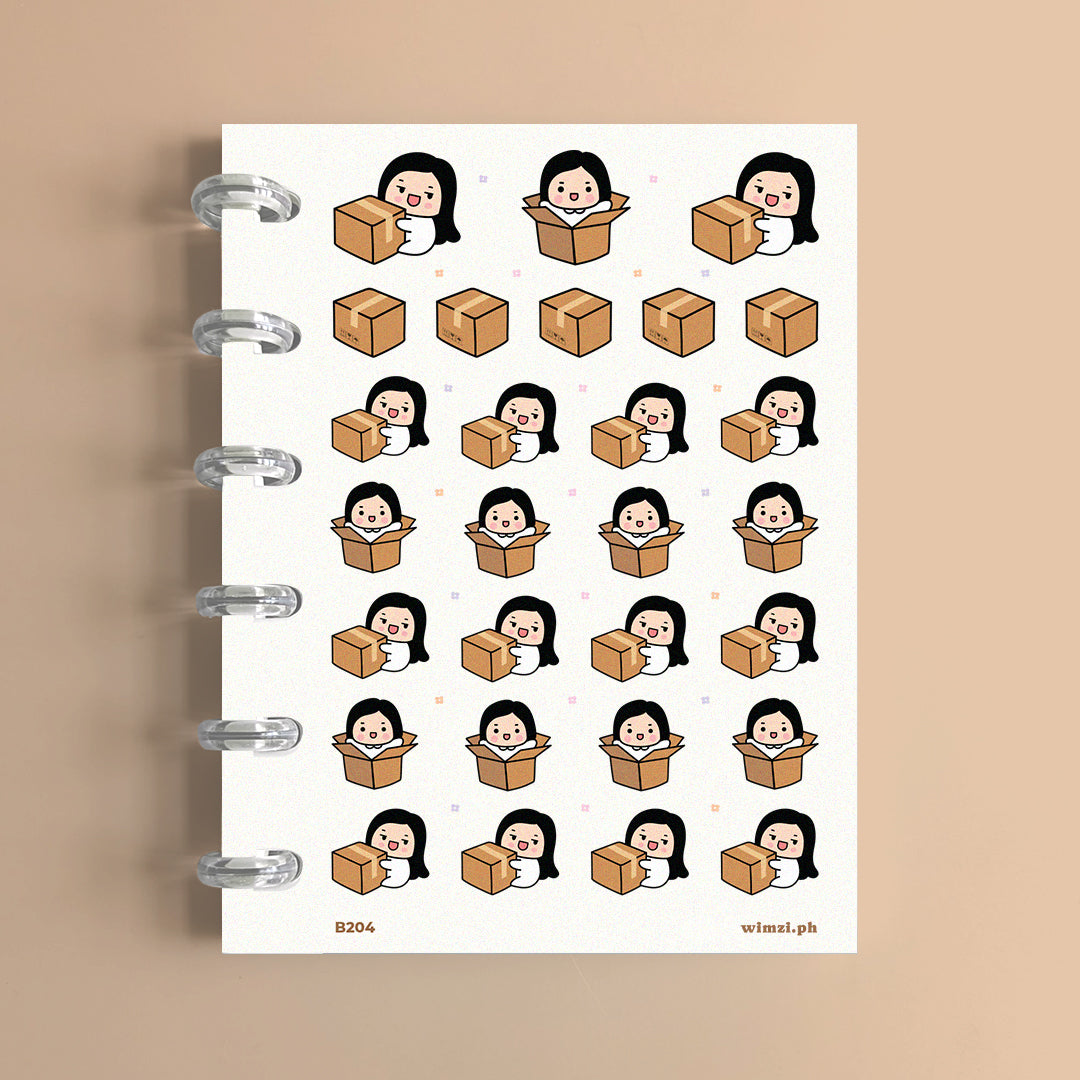 Package Boxes Planner Stickers