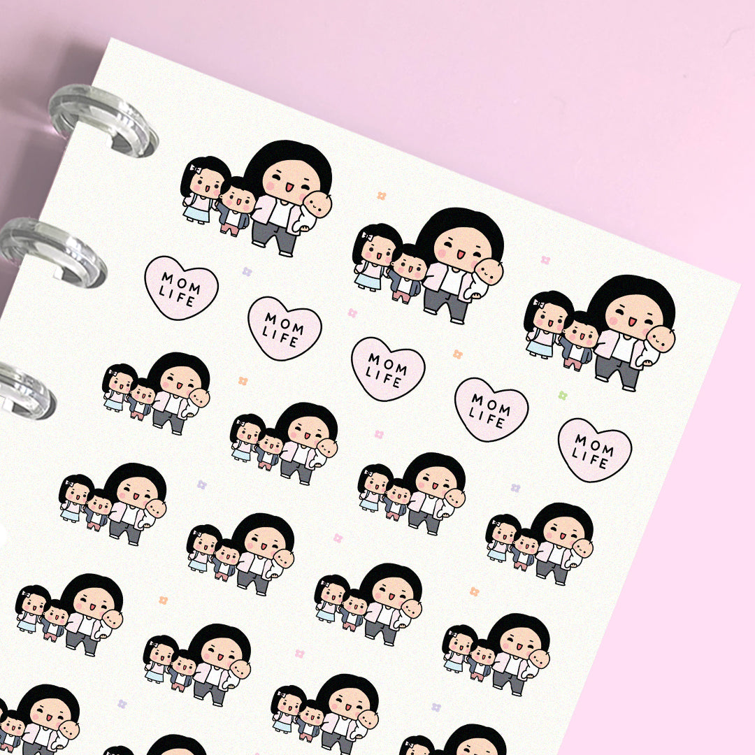 Cute Mom Planner Stickers